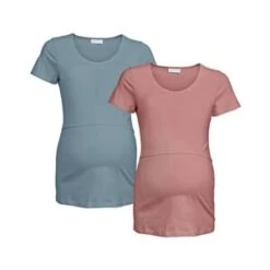 2er-Pack Umstands- Und Still-T-Shirt In Mehrfarbig