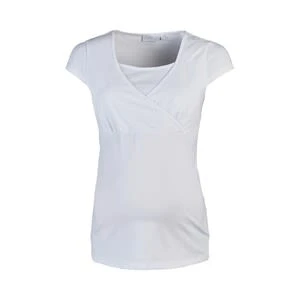 Umstands- Und Still-T-Shirt Cache Coeur In Weiß