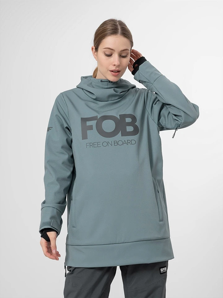 4F Softshelljacke In Grün - Image 3