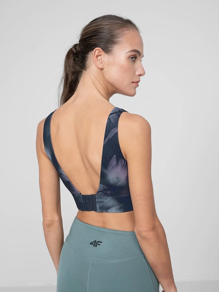 4F Sport-BH In Dunkelblau/ Bunt - Image 4