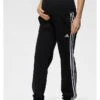 ADIDAS Umstandshose In Schwarz/ Weiß