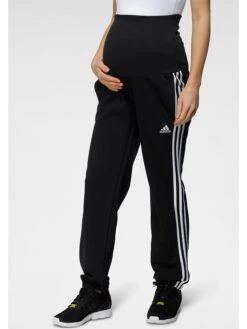 ADIDAS Umstandshose In Schwarz/ Weiß