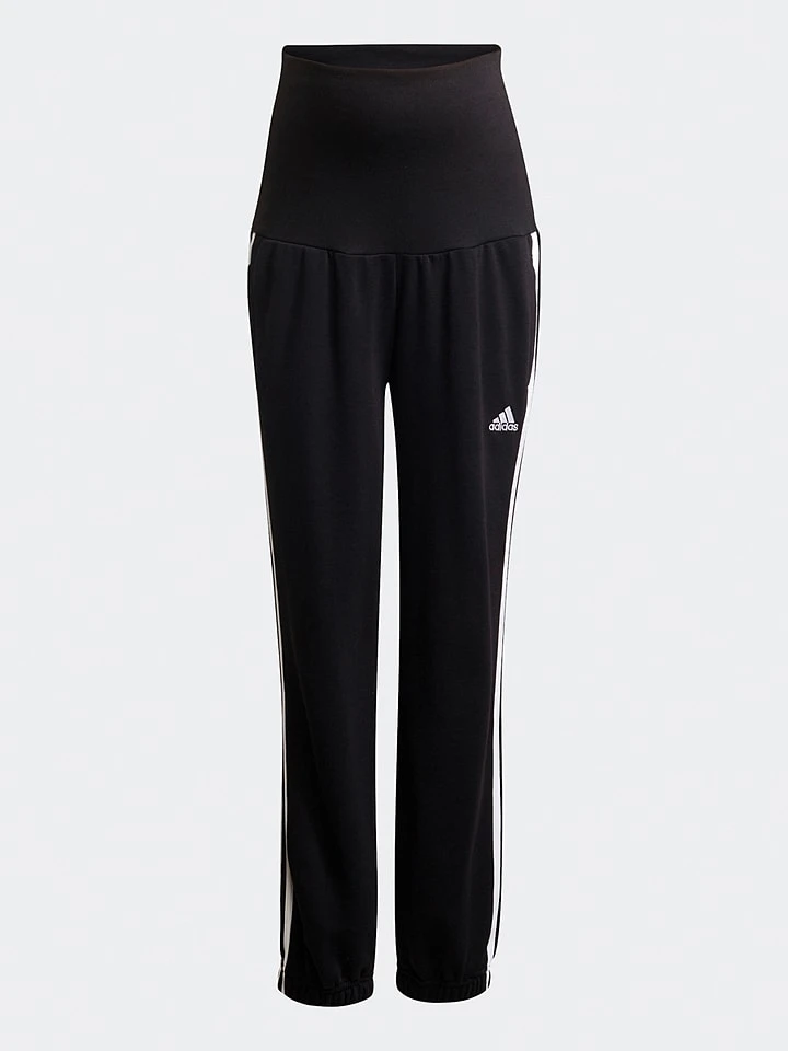 ADIDAS Umstandshose In Schwarz/ Weiß - Image 4