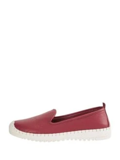 Andrea Conti Leder-Slipper In Bordeaux