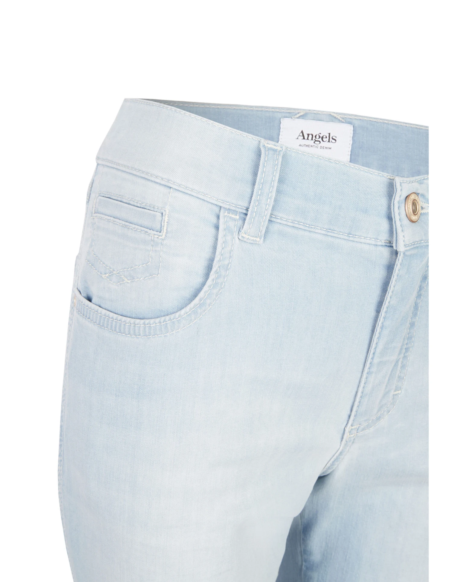 Angels 5-Pocket-Jeans Darleen Crop TU In Bleached Blue Used - Image 6