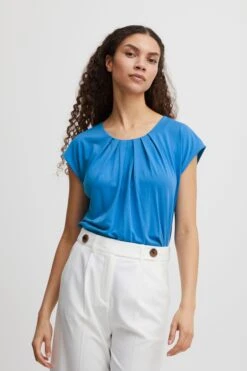 B.young Shirtbluse In Blau