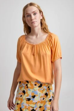 B.young Shirtbluse In Orange