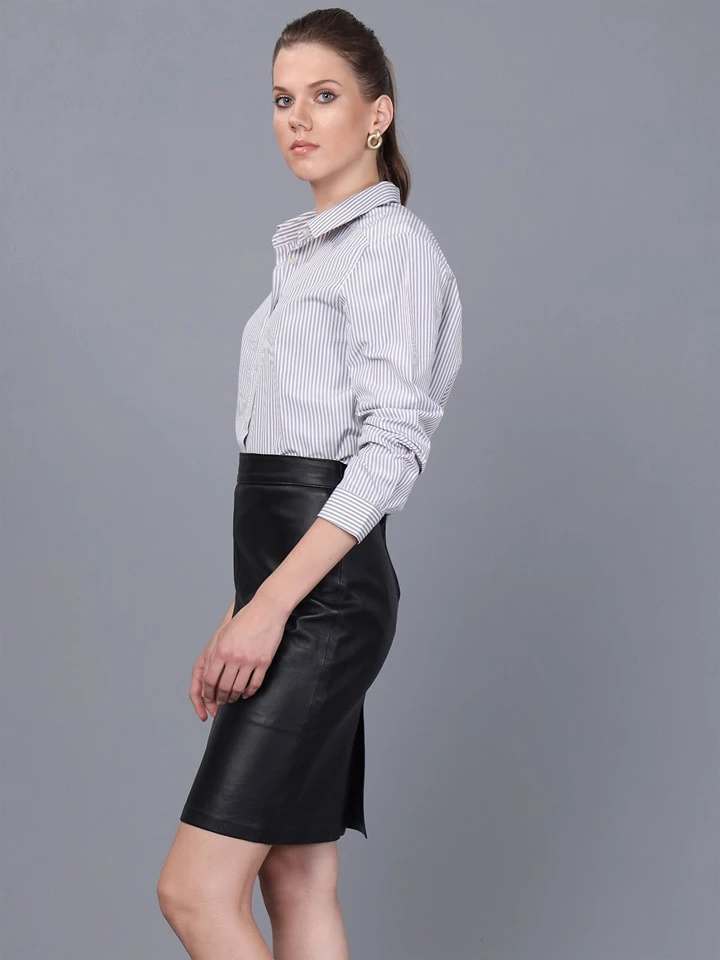 Lederrock In Schwarz - Image 3