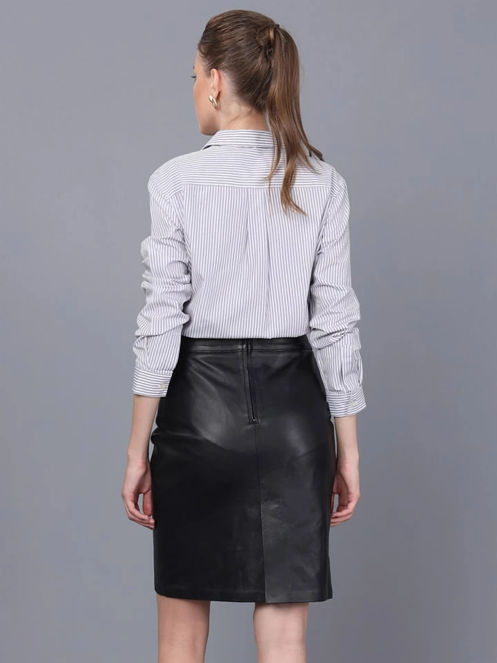 Lederrock In Schwarz - Image 4