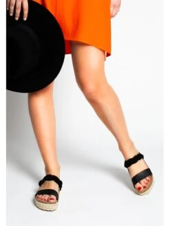 Pantoletten "Clarence" In Schwarz