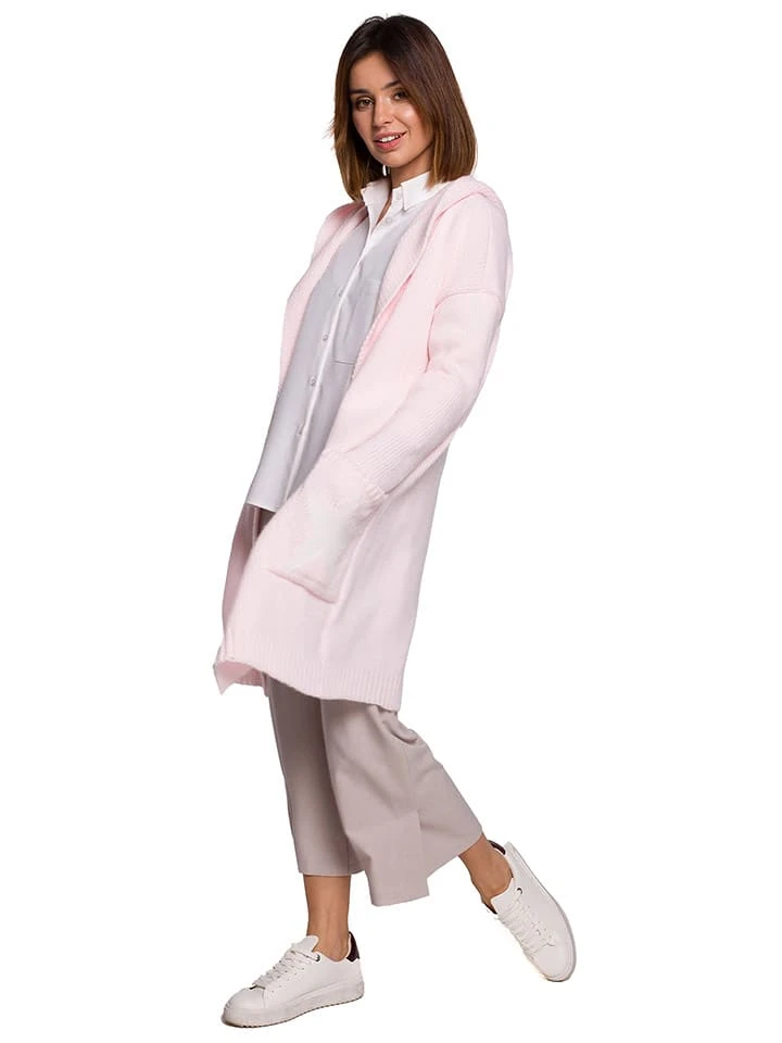 Cardigan In Rosa/ Weiß - Image 2