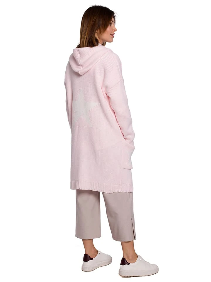 Cardigan In Rosa/ Weiß - Image 3