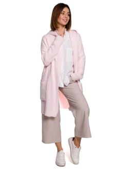 Cardigan In Rosa/ Weiß