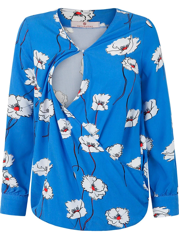 Stillbluse In Blau - Image 3