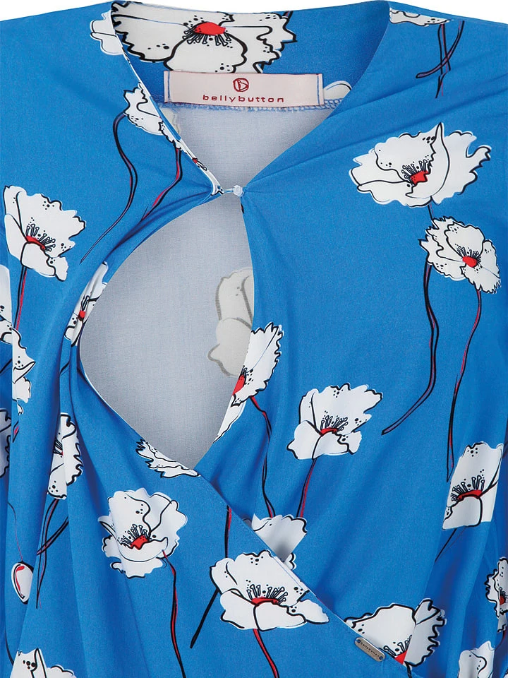 Stillbluse In Blau - Image 4