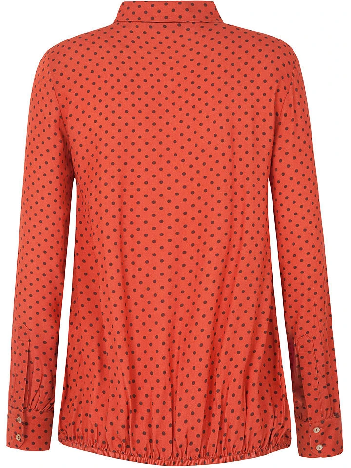 Stillbluse In Orange - Image 2