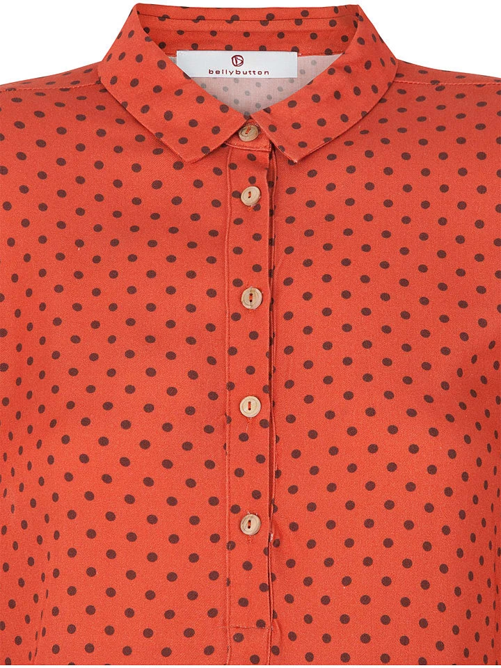 Stillbluse In Orange - Image 3