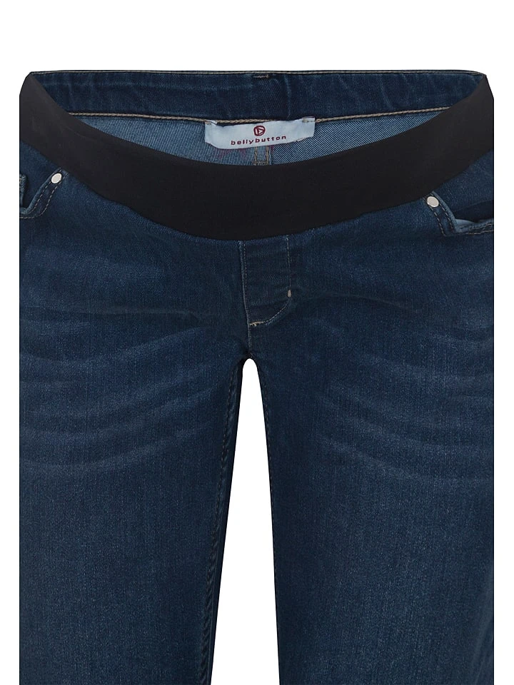Umstandsjeans - Slim Fit - In Dunkelblau - Image 3