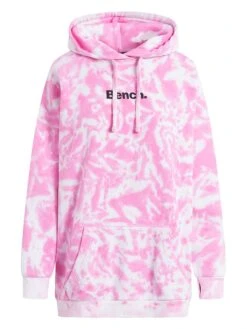 Bench Hoodie "Kala" In Pink/ Weiß