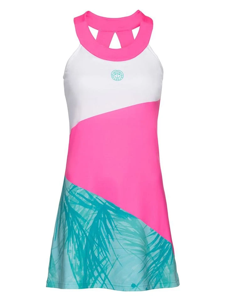 BIDI BADU Funktionskleid "Kali" In Pink/ Weiß/ Türkis - Image 3
