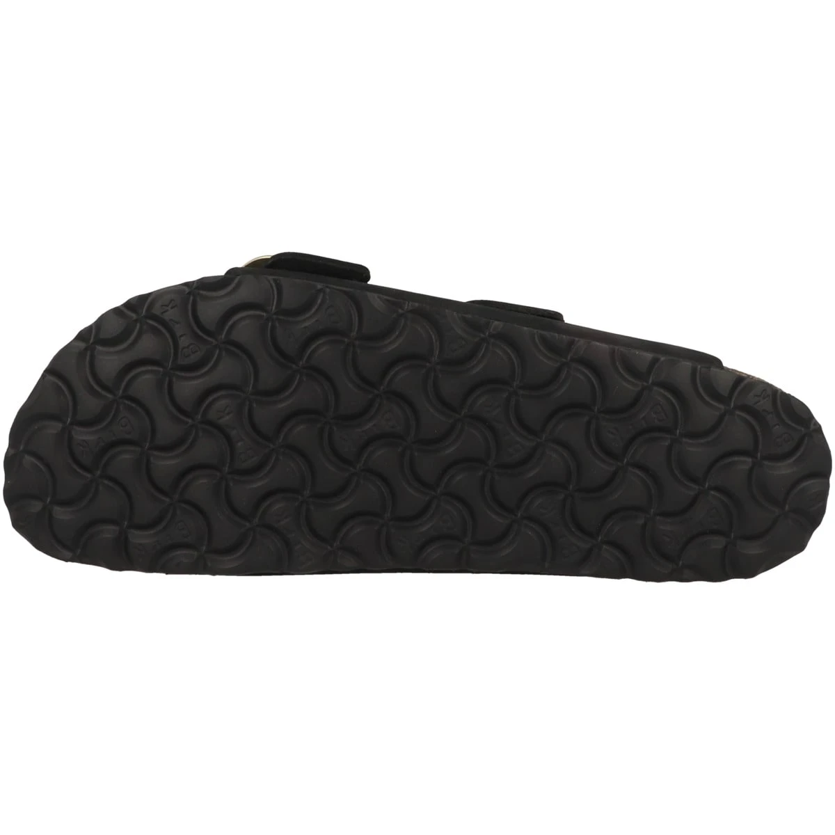 Birkenstock Pantolette Arizona Big Buckle Nubukleder Schmal In Schwarz - Image 5