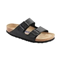 Birkenstock Pantoletten Arizona Weichbettung BF In Schwarz
