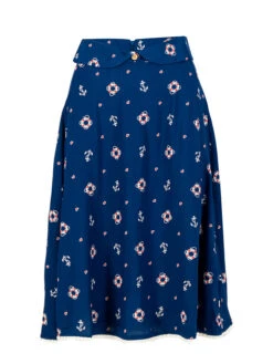 Blutsgeschwister Rock "Rose Garden Ceremony Let Go Anchor" In Dunkelblau