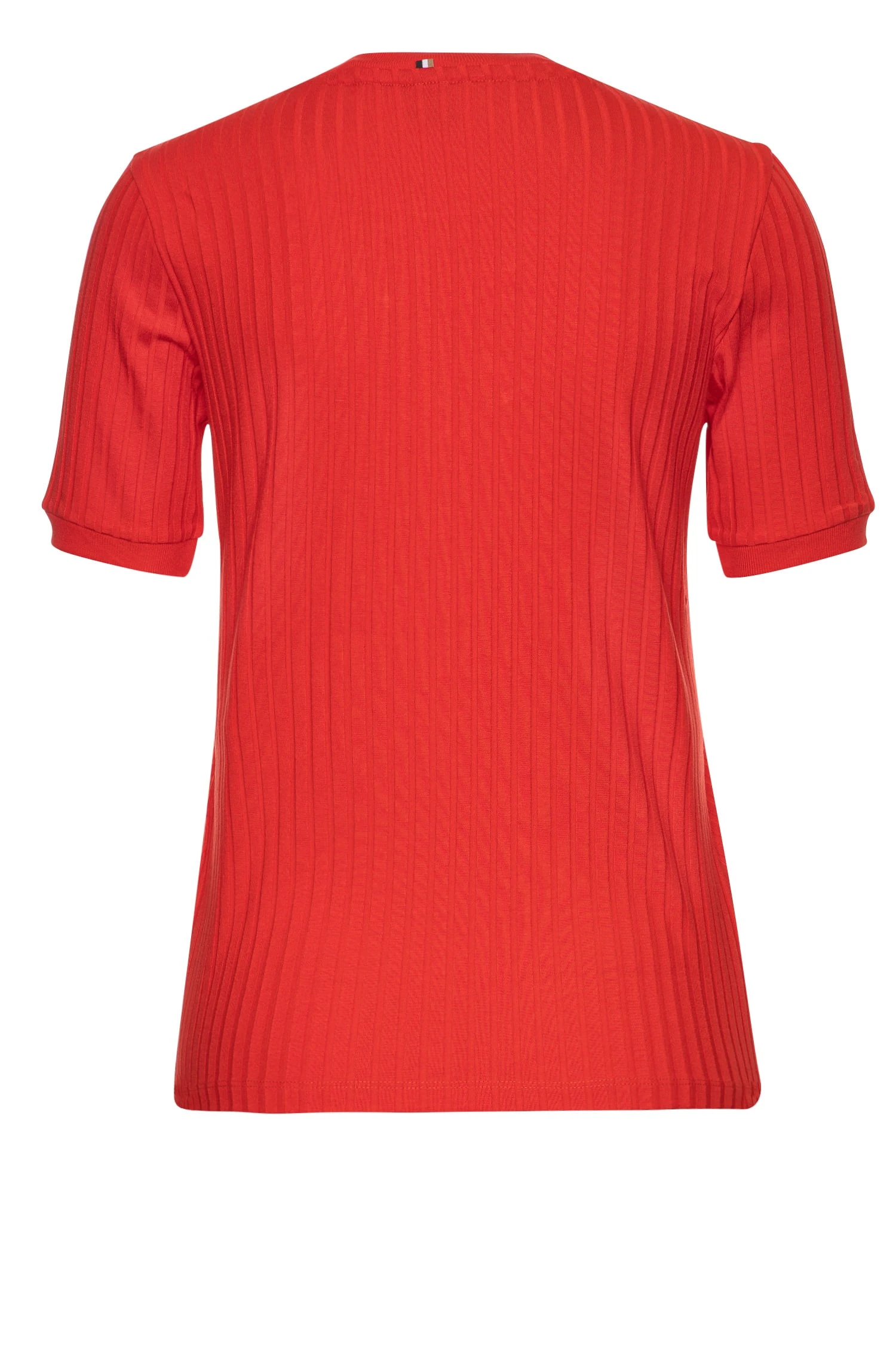 Boss Kurzarm-Shirt 'Ewida' Rot (640) - Image 3
