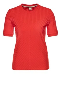 Boss Kurzarm-Shirt 'Ewida' Rot (640)