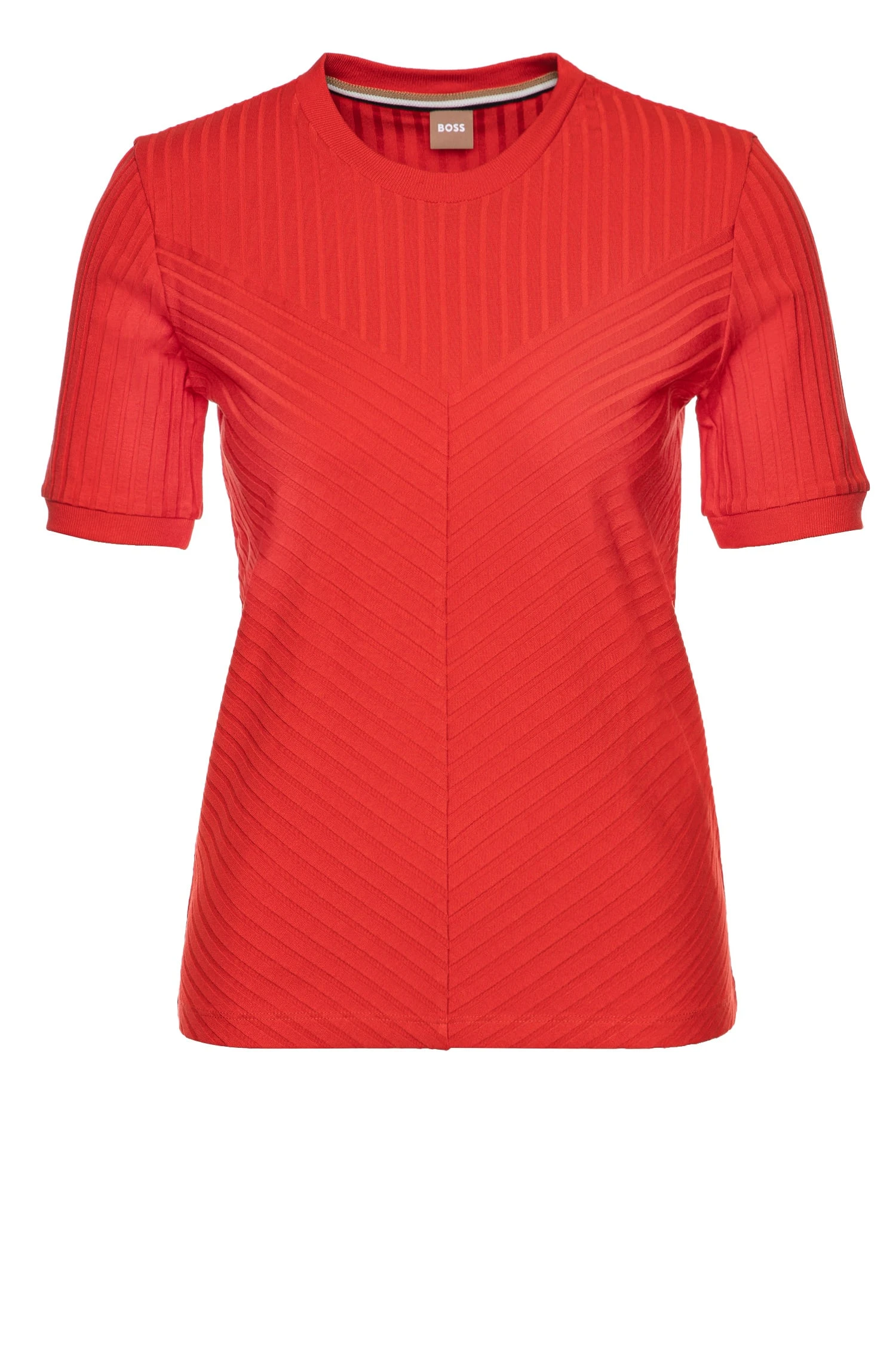 Boss Kurzarm-Shirt 'Ewida' Rot (640)