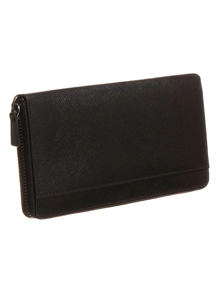 Leder-Geldbörse In Schwarz - (B)11 X (H)10 X (T)1 Cm - Image 2