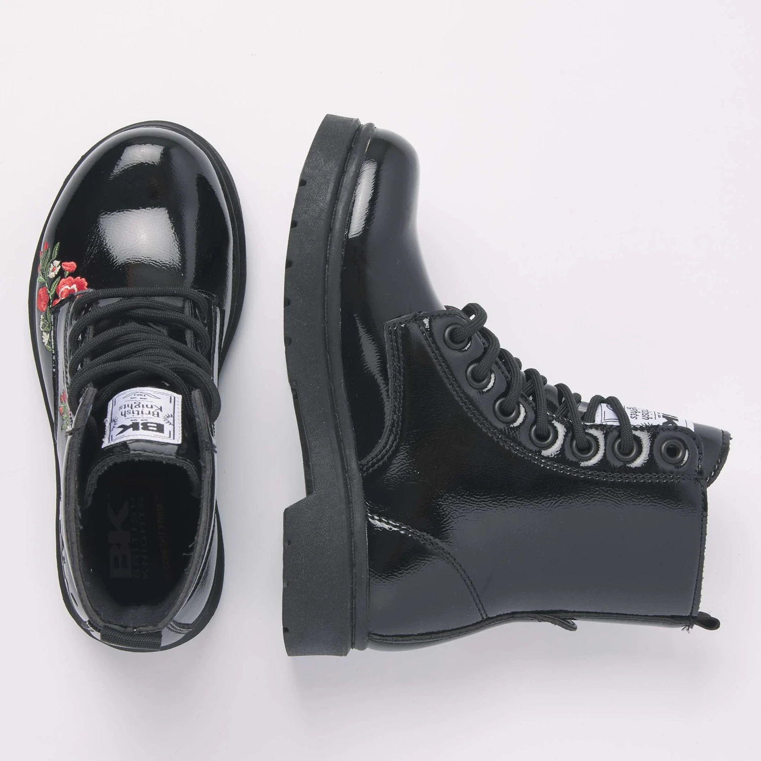 British Knights Sneaker Blake In Schwarz/geblümt - Image 2