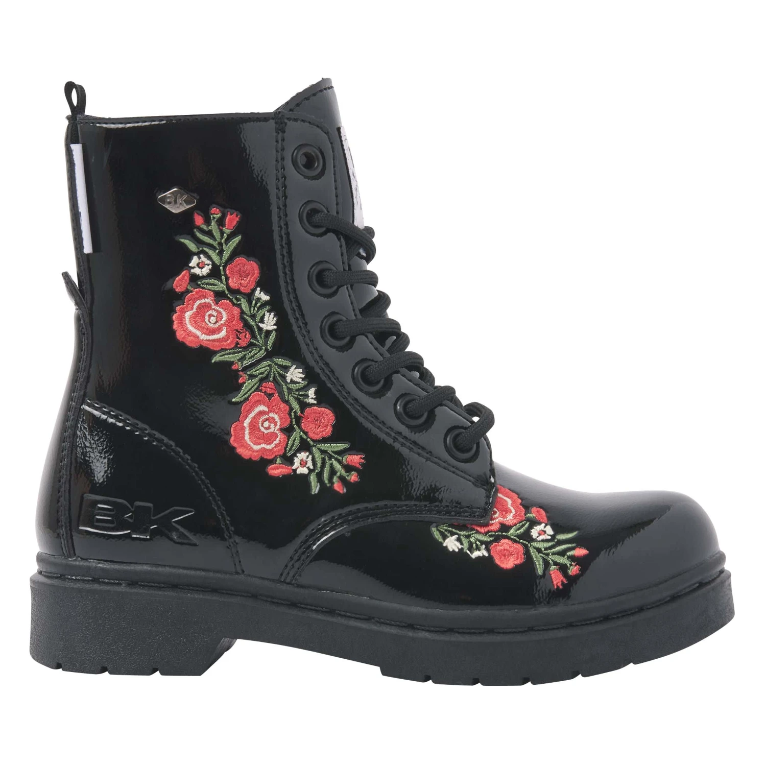 British Knights Sneaker Blake In Schwarz/geblümt