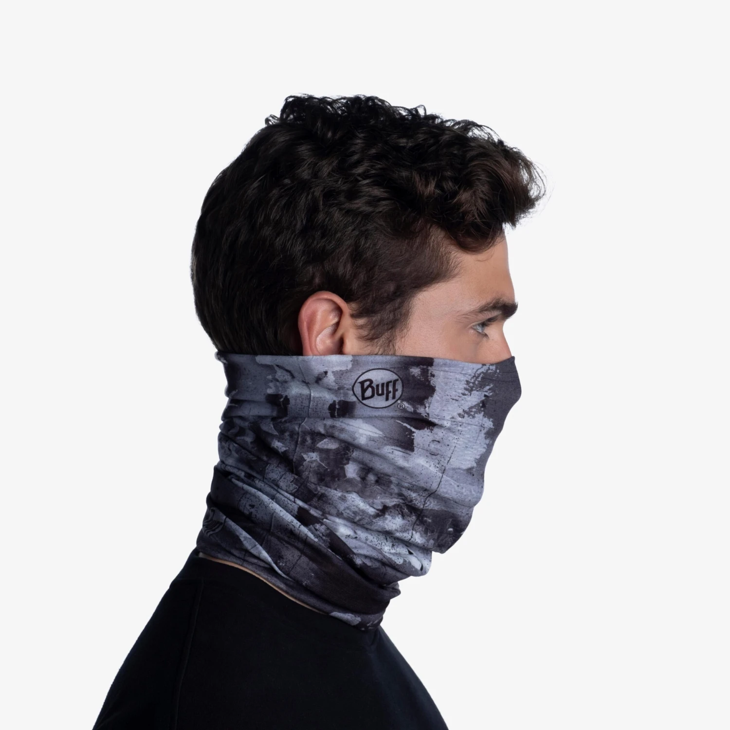 Buff Multifunktionstuch Original EcoStretch In Geoelens Grey - Image 6
