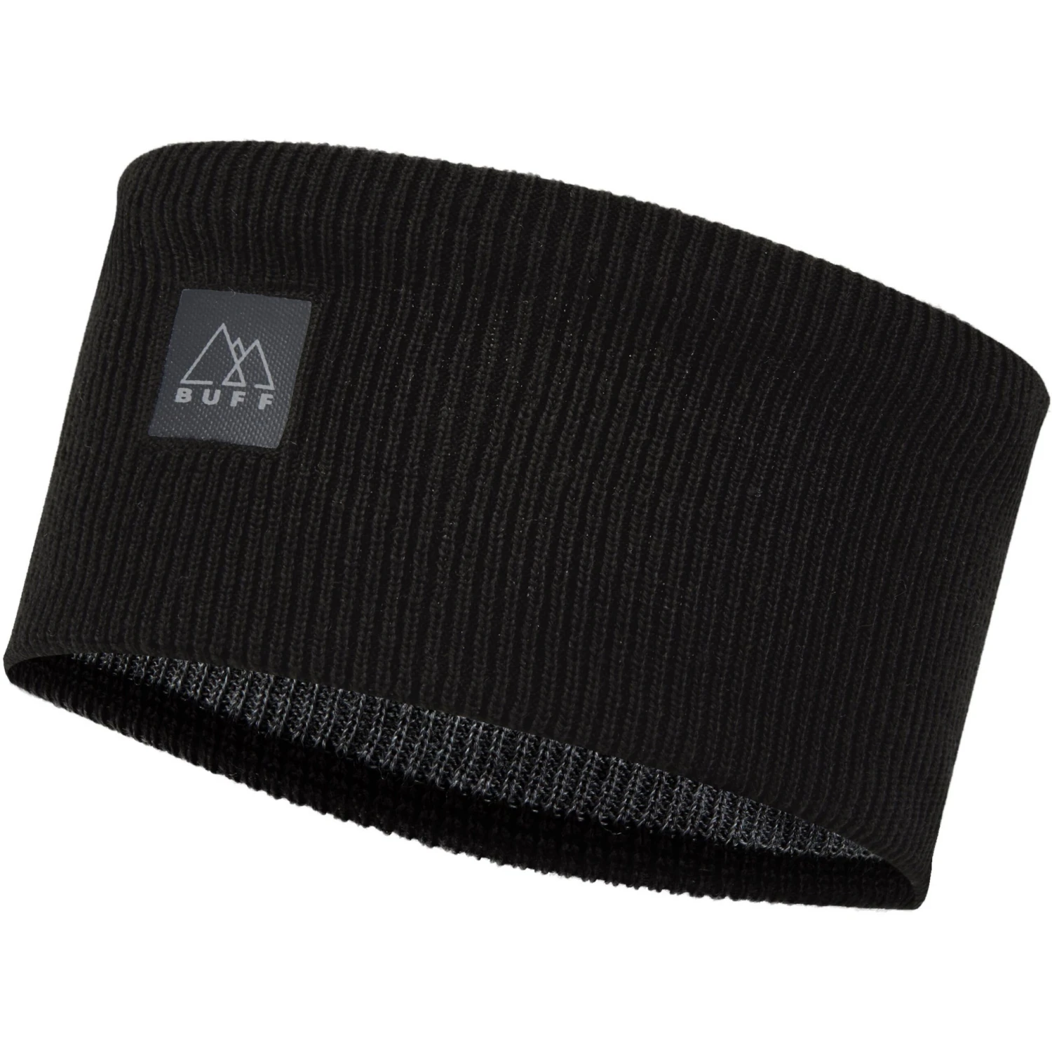 Buff Stirnband Crossknit In Solid Black
