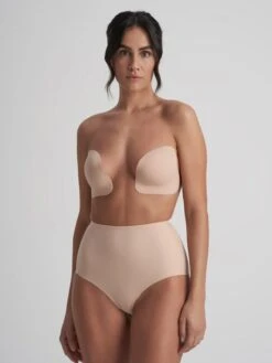 Bye Bra Push-up-Brustwarzenpads In Beige