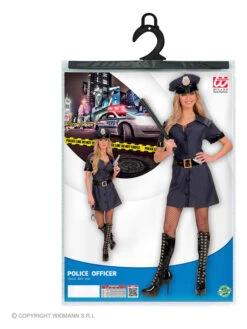 3tlg. Kostüm "Polizistin" In Dunkelblau