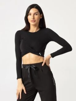 Longsleeve In Schwarz