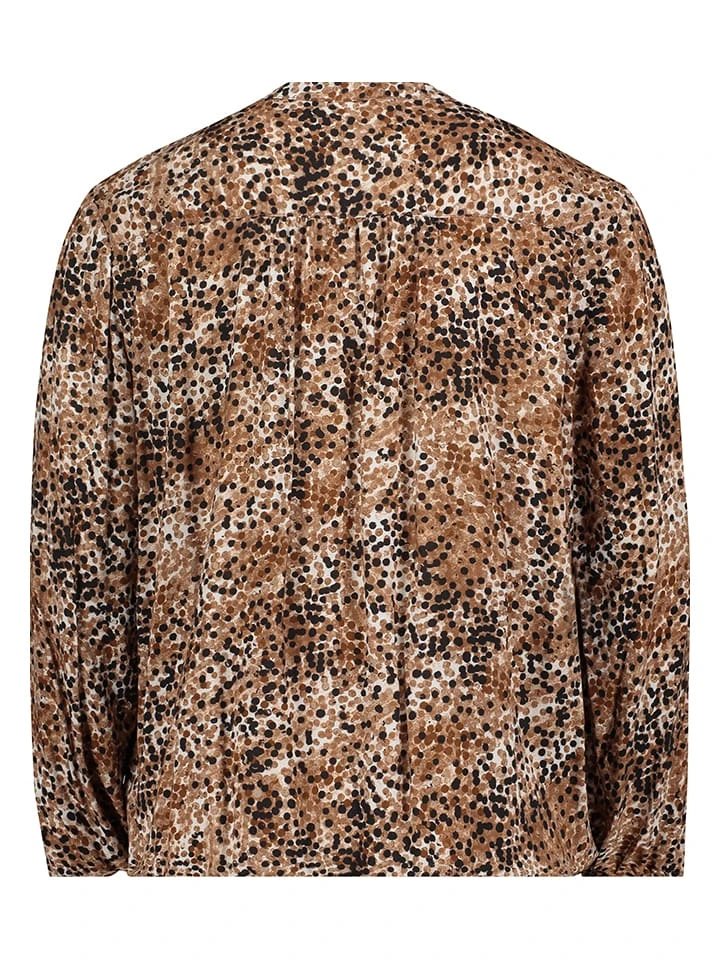 CARTOON Bluse In Hellbraun/ Braun/ Schwarz - Image 3