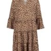 CARTOON Kleid In Hellbraun