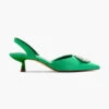 Catwalk Slingpumps Grün