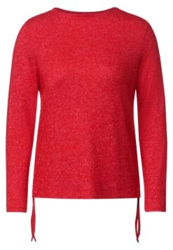 Cecil Softes Shirt Mit Raffdetails Strong Red