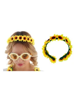 Haarreif "Sunflower" In Gelb/ Grün