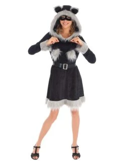 Kostümkleid "Raccoon" In Schwarz