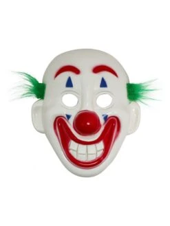 Maske "Funny Clown" In Weiß