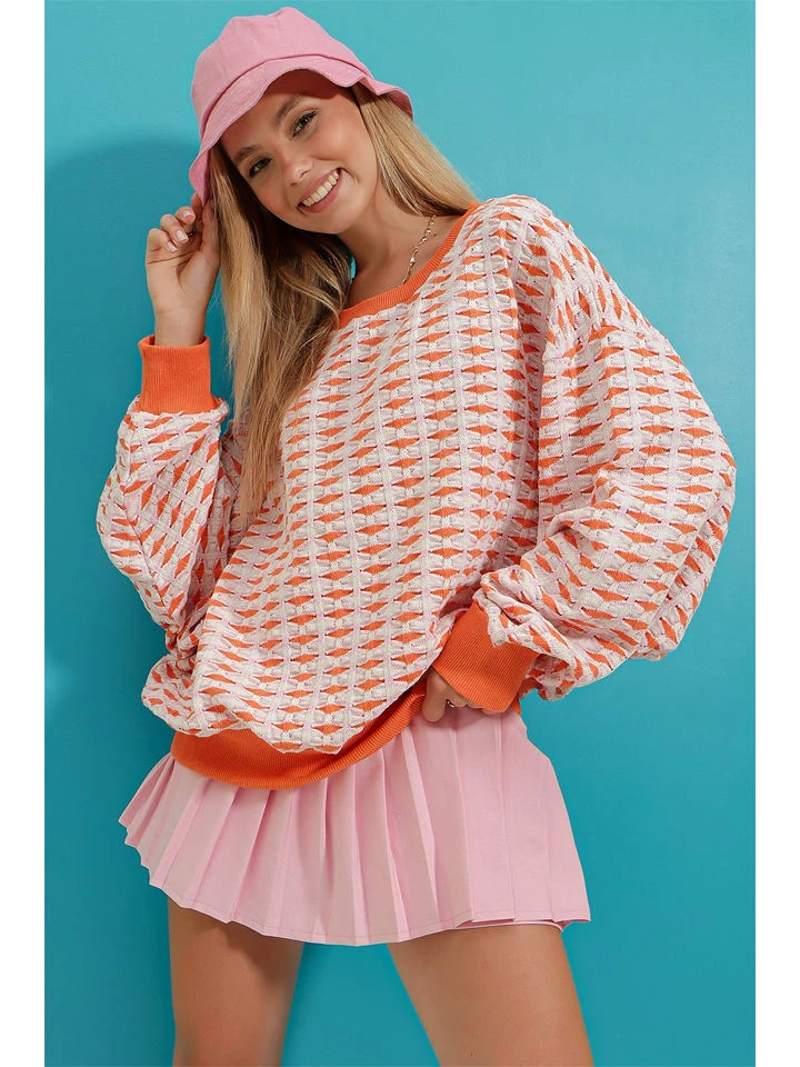 Sweatshirt In Orange