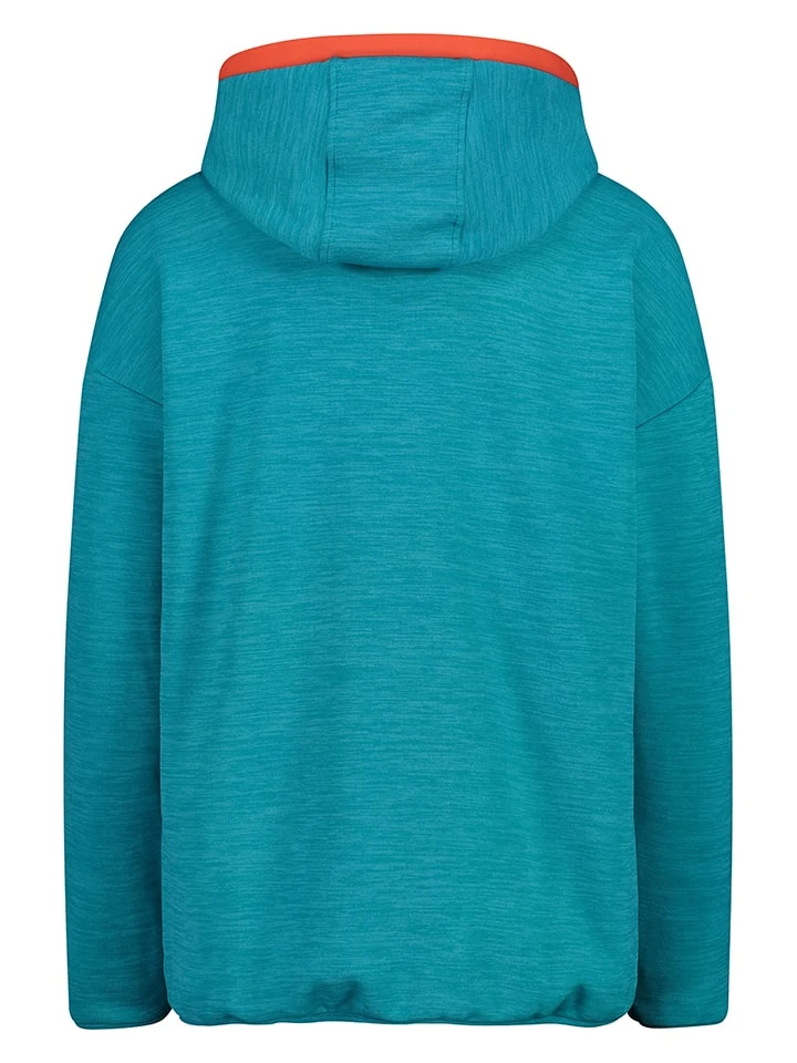 CMP Fleecehoodie In Petrol - Image 3