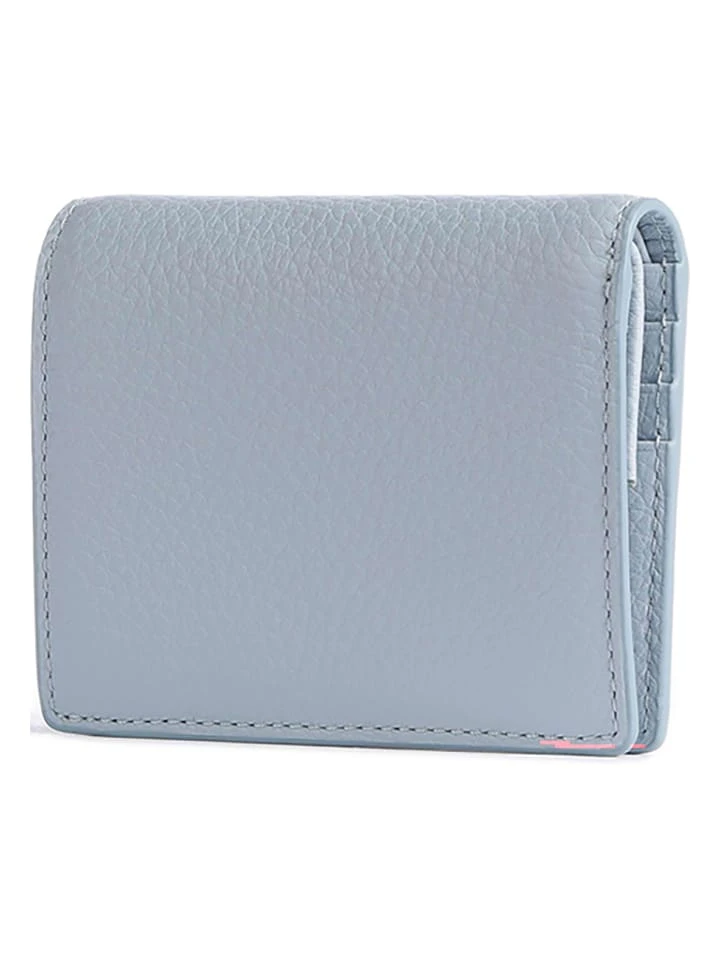 Coccinelle Leder-Geldbörse In Hellblau - (B)11 X (H)9 Cm - Image 3