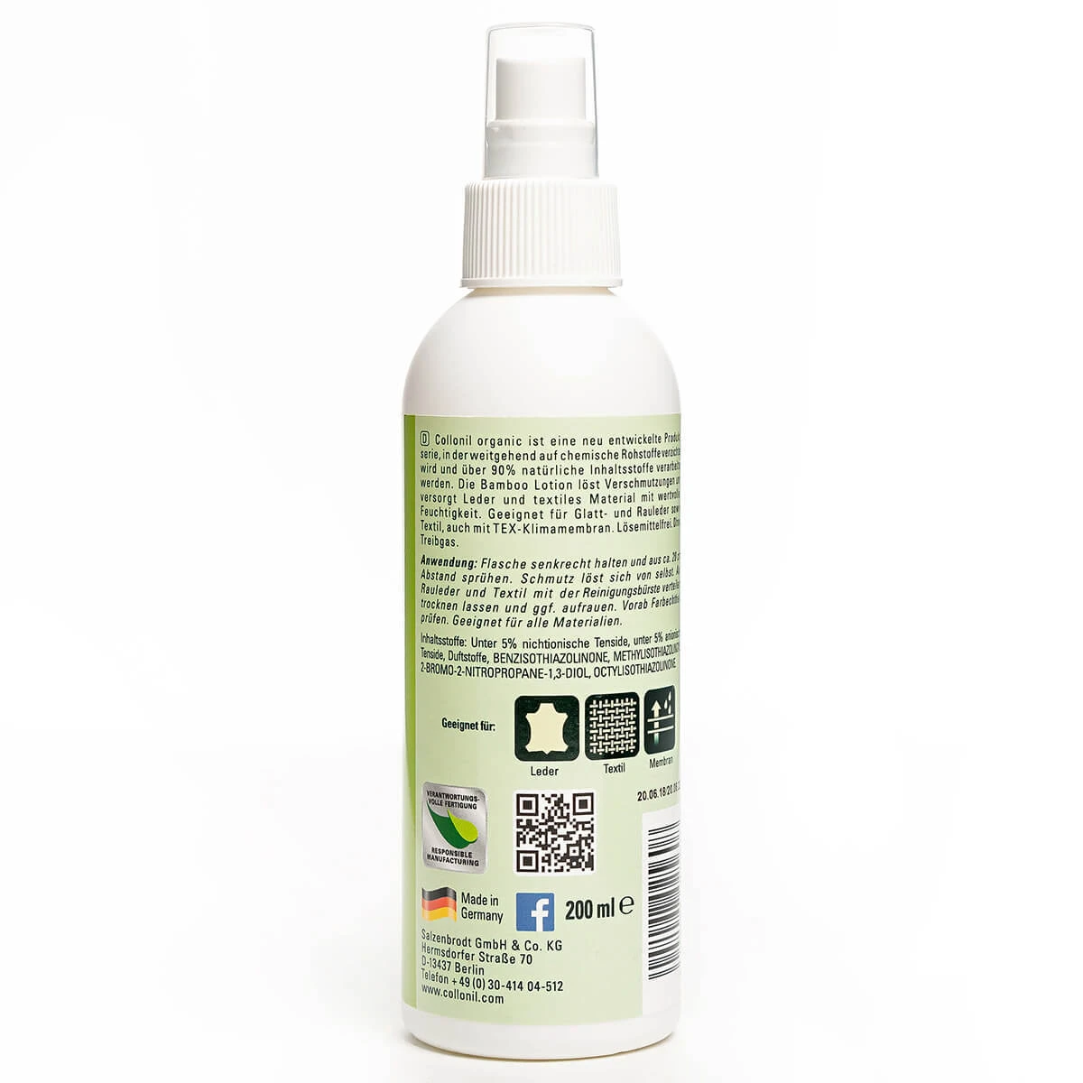 Schuhreinigung Organic Bamboo Lotion 200 Ml In Neutral - Image 2