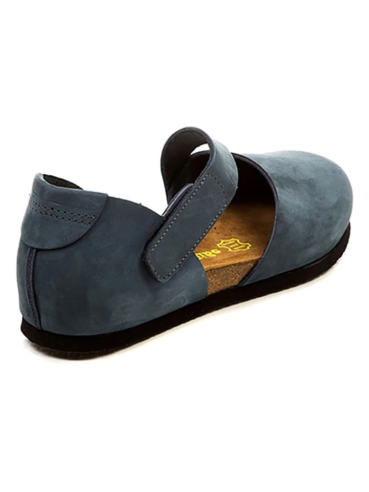 Leder-Ballerinas In Dunkelblau - Image 2